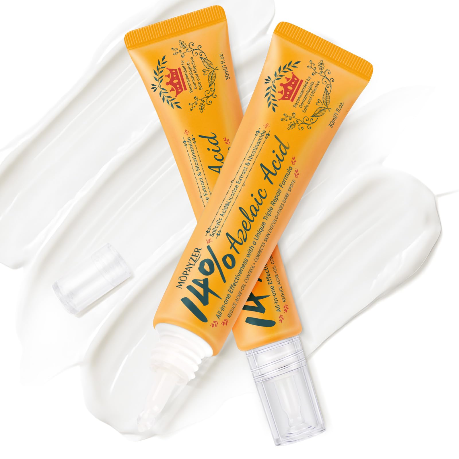 Amazon.com: mopayzer Azelaic Acid 14% Face Cream, Premium Acne